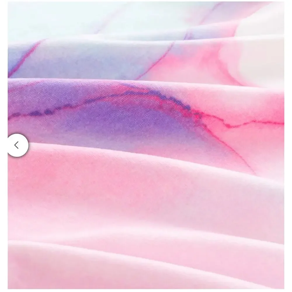 Set of 2 Beach Towels Colorwash Color